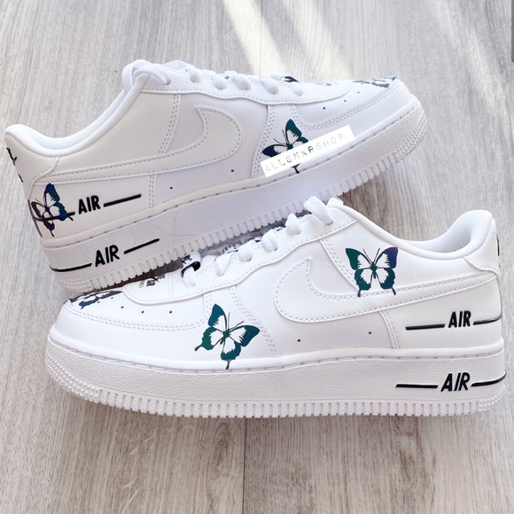 Nike air force 1 custom butterfly 🦋 reflective - Picture 3 of 7